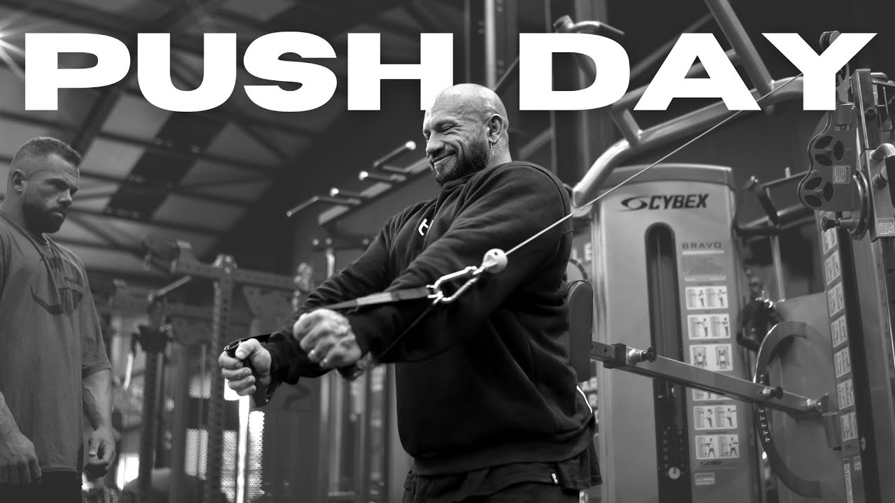 SKIN-SPLITTING PUSH DAY // MINDSET IS KING