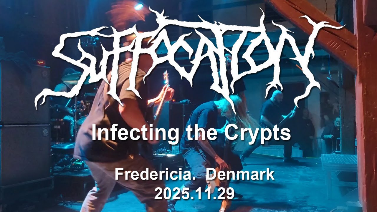 Suffocation - Infecting the Crypts (Fredericia 2025.11.29 Denmark)