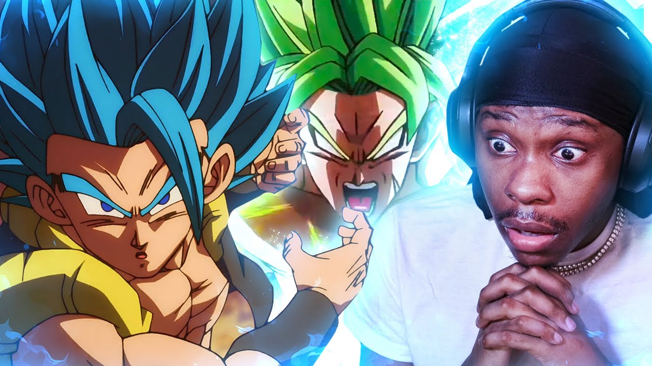 Реакция нефаната Dragon Ball на матч «Гогета против Броли» Dragon Ball Super REACTION