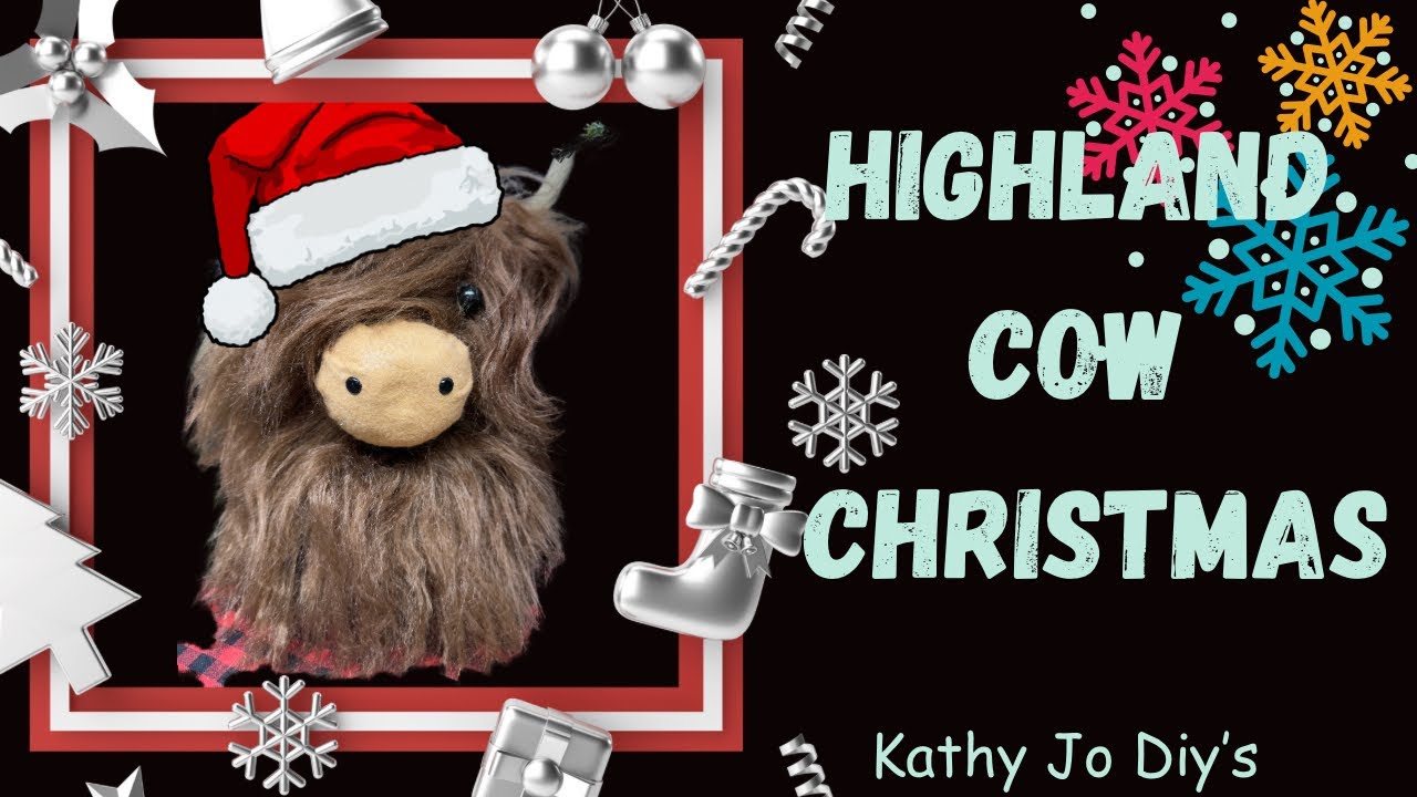Check out these Highland Cow Christmas Diy’s | You’ll love these!