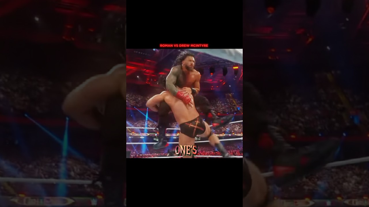 Roman Reigns vs Drew McIntyre Coldness match edit 🥶 #shorts