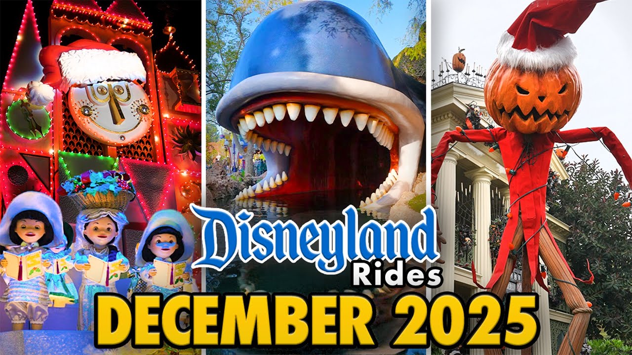 Disneyland Rides - December 2025 POVs [4K 60FPS]