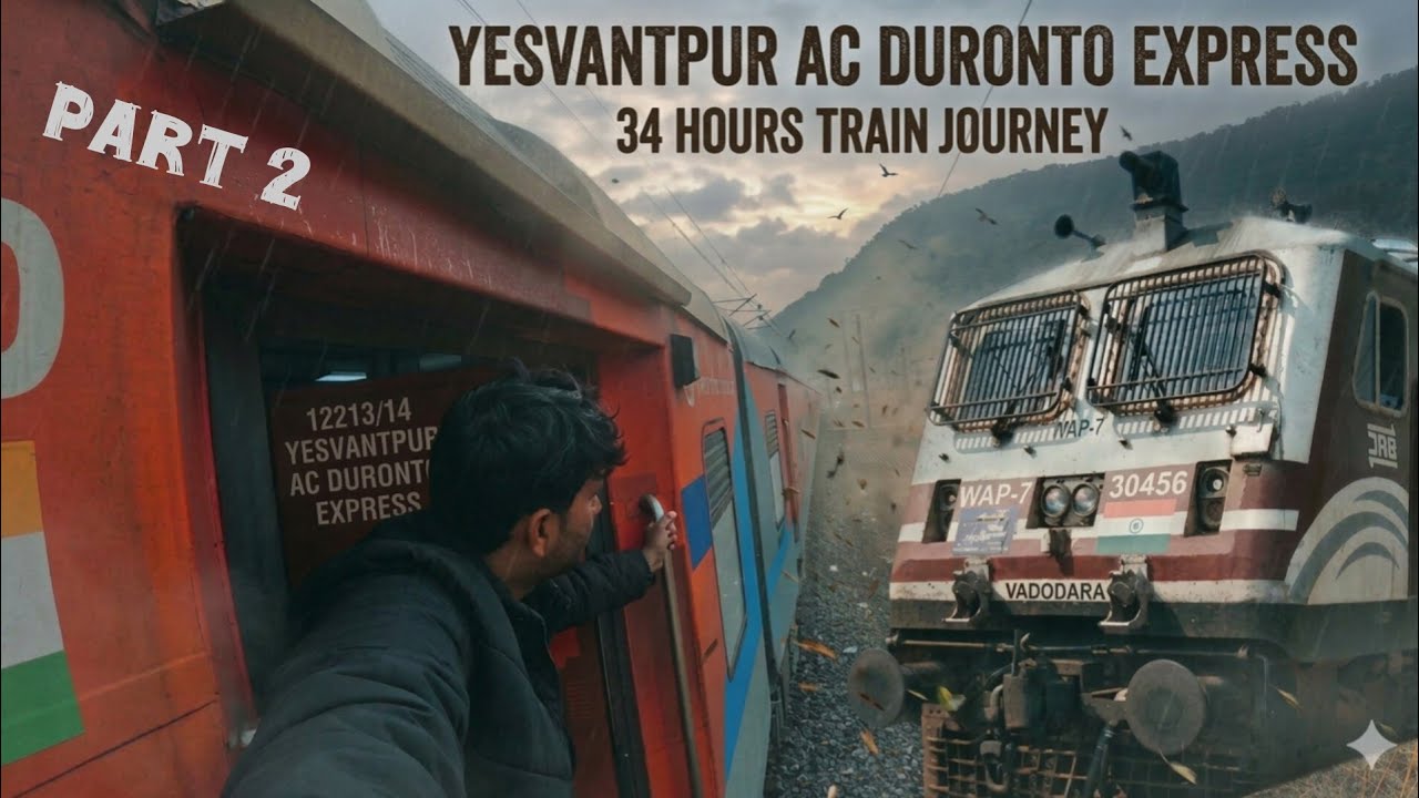 Delhi Sarai Rohilla - Yesvantpur AC Duronto Express | 12214 | Second Ac Journey | Indian Railways