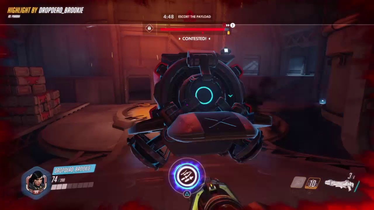 Pharah using her ultimate