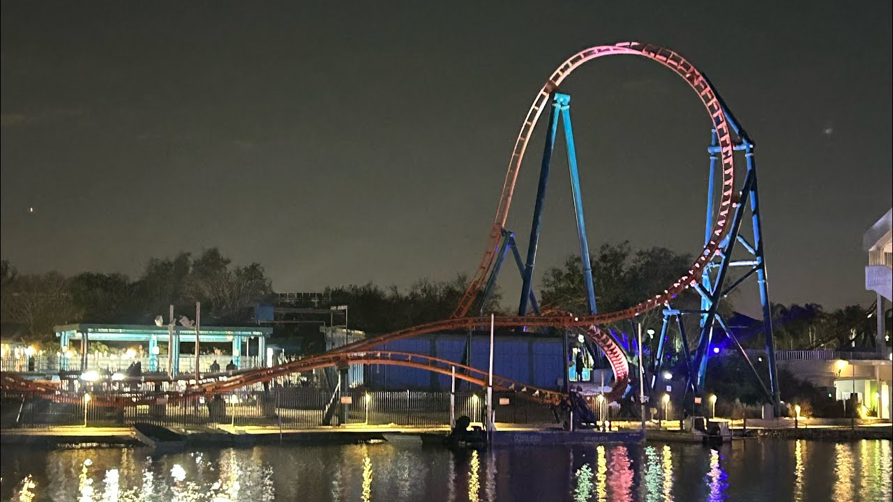 Seaworld Orlando Vlog. Best Coaster Lineup In Florida