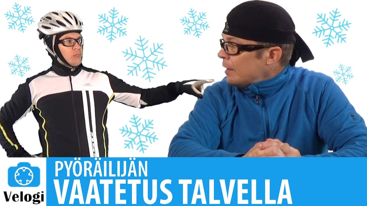 Talvipyöräilijän pukeutuminen
