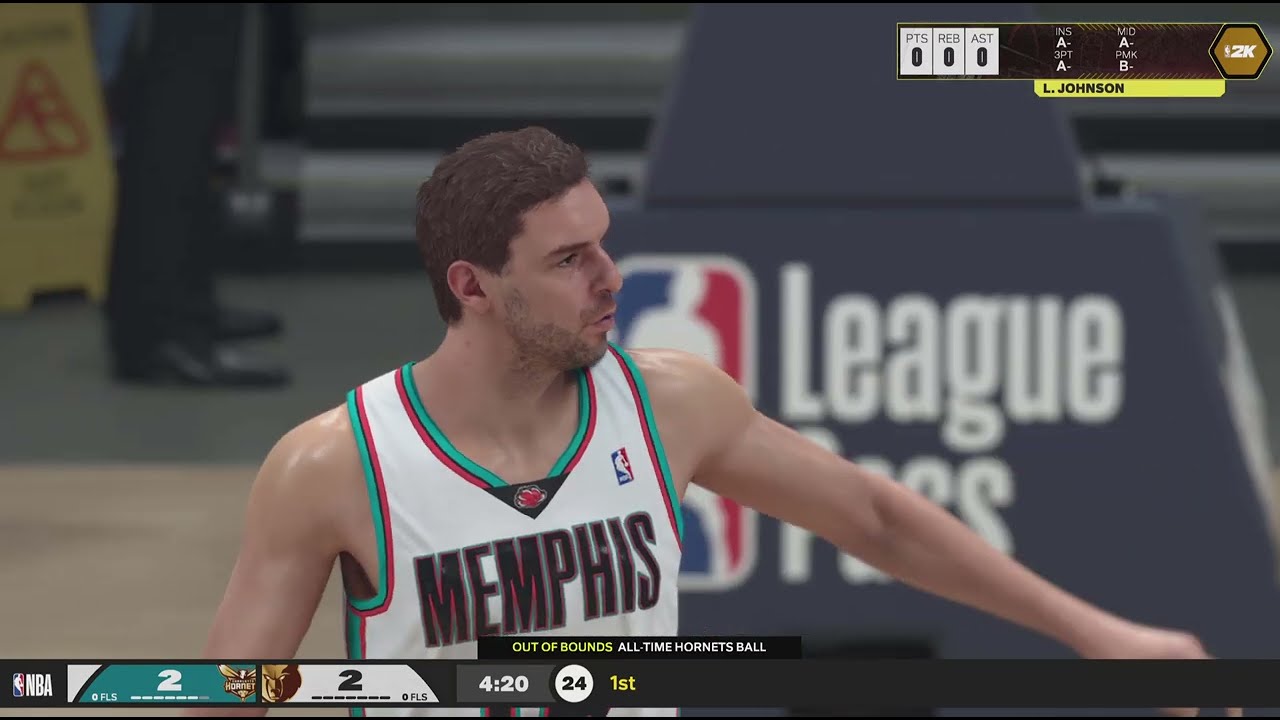 All Time Hornets vs All Time Grizzlies - NBA 2K26