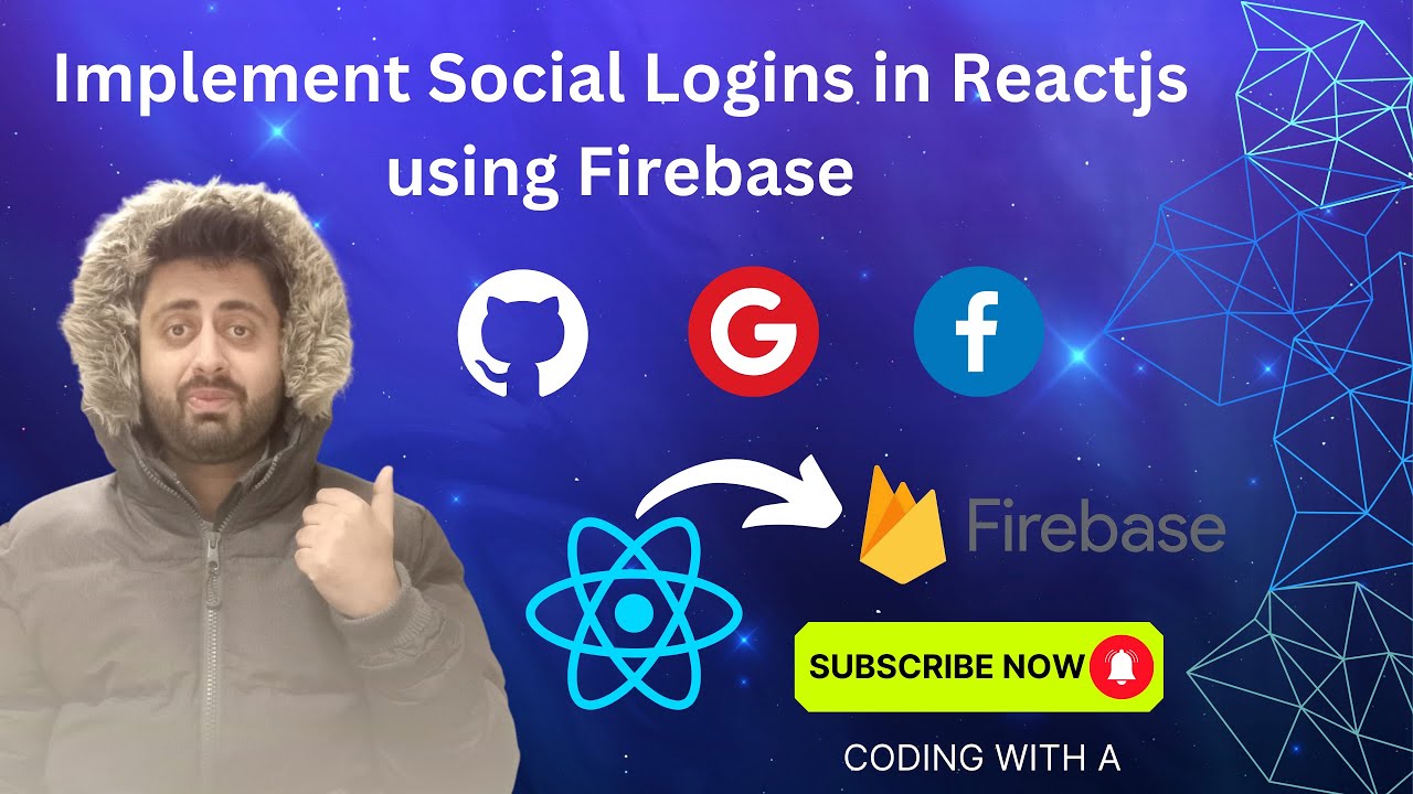 🚀 Facebook Login : Implement Social Logins (FB, GOOGLE, GITHUB) in Reactjs using Firebase