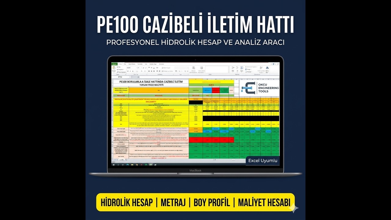 Hidrolik Pe100 İçme Suyu Cazibeli İletim