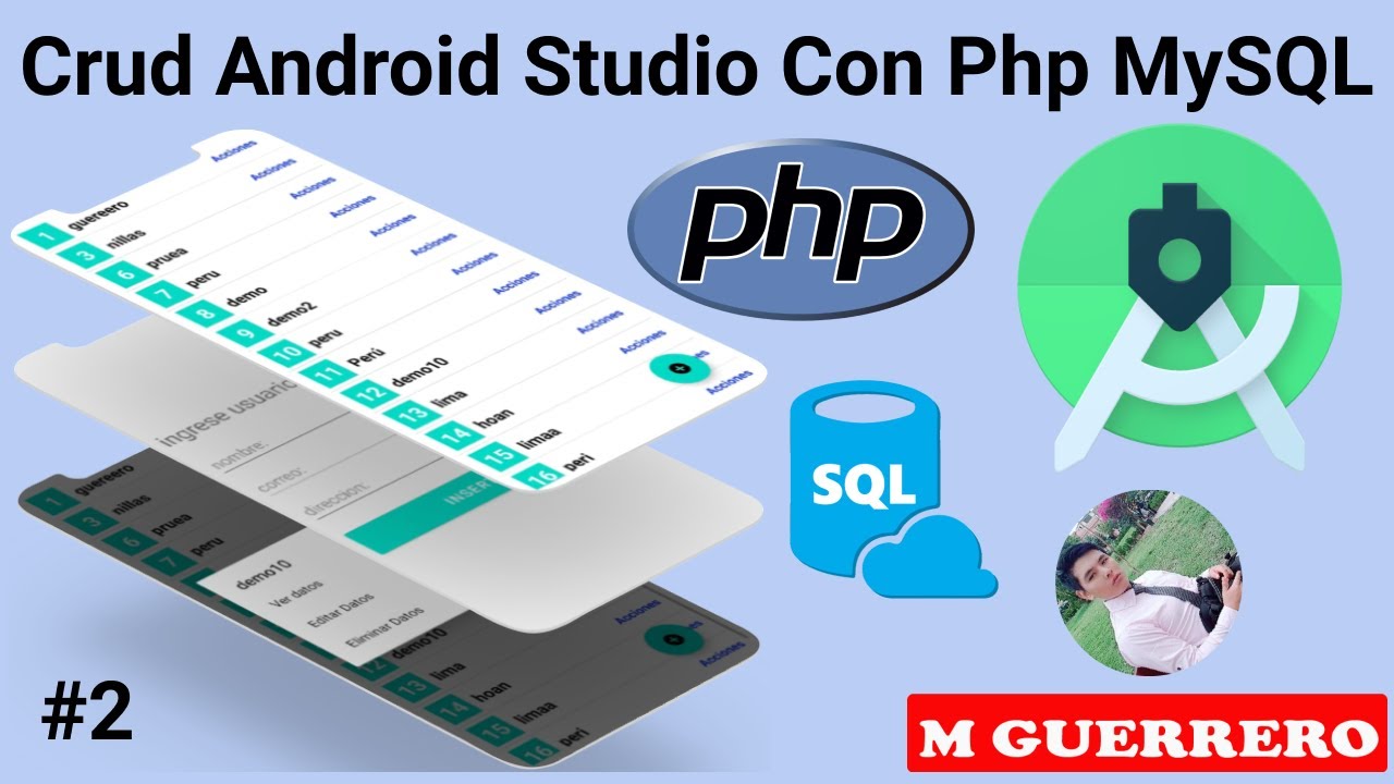 CRUD Android Studio con  PHP MySQL || PARTE 2 LISTAR DATOS