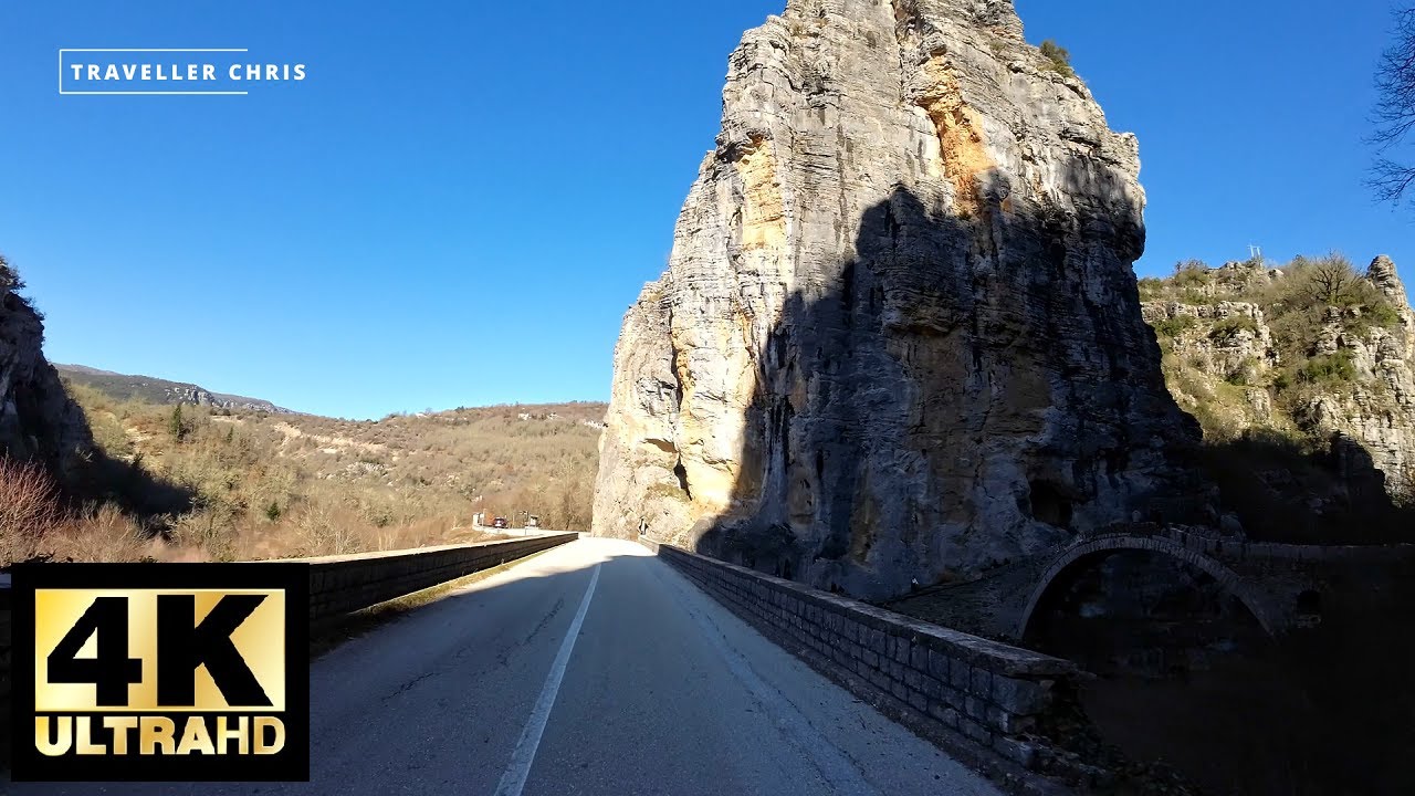 Scenic Winter Drive | Γιάννενα - Κήποι Ζαγορίου | Ioannina - Kipi, Zagori | 2024 | 4K
