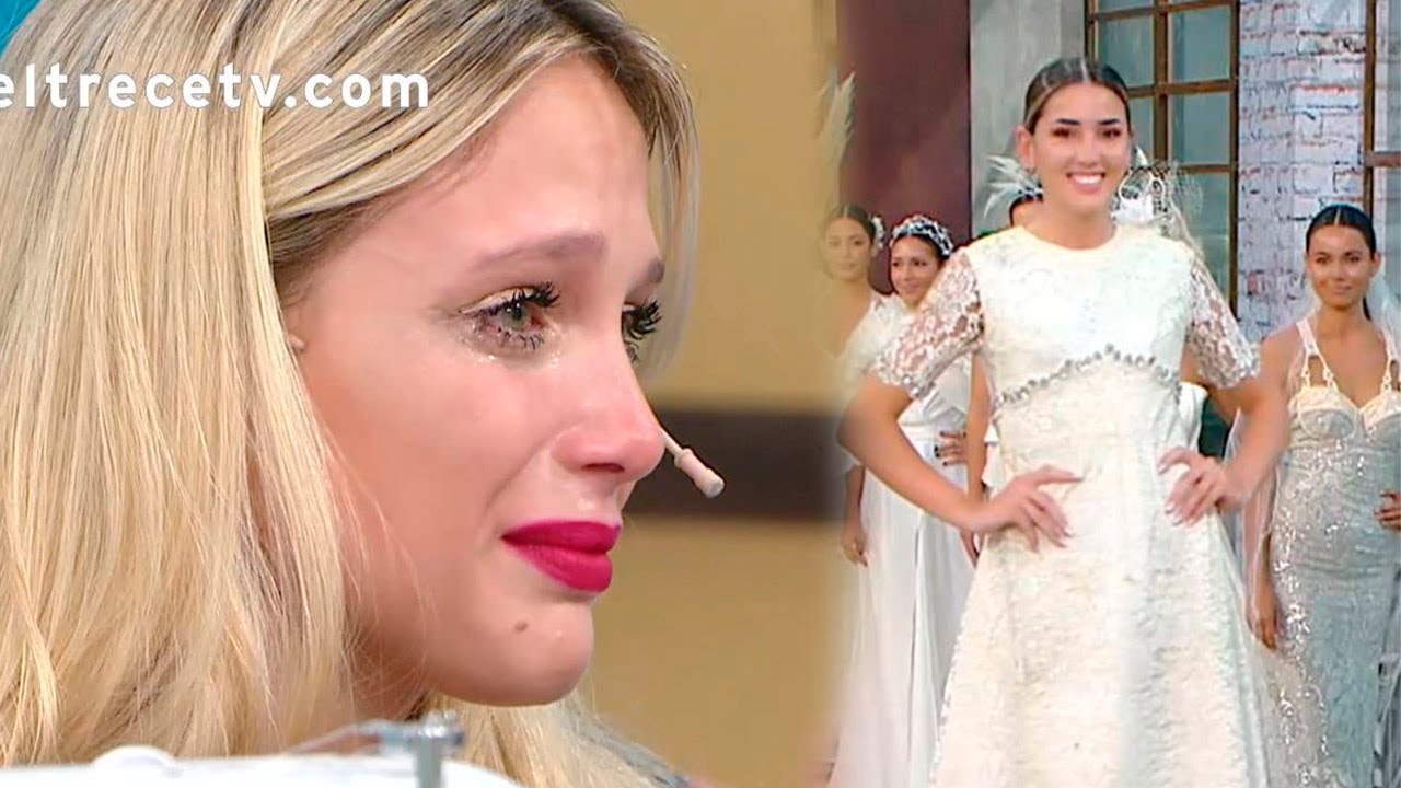 ¡Qué manera de llorar! Barby no se pudo contener y explotó en llanto frente al vestido de su abuela
