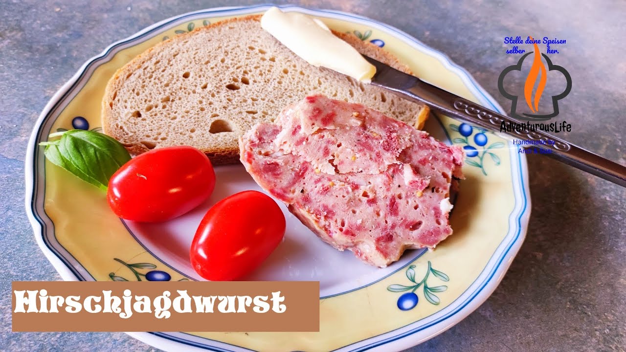 Hirschjagdwurst im Glas-Wurst selber machen Nr. 167 #food #kochen #foodblogger #foodvlog #wurst
