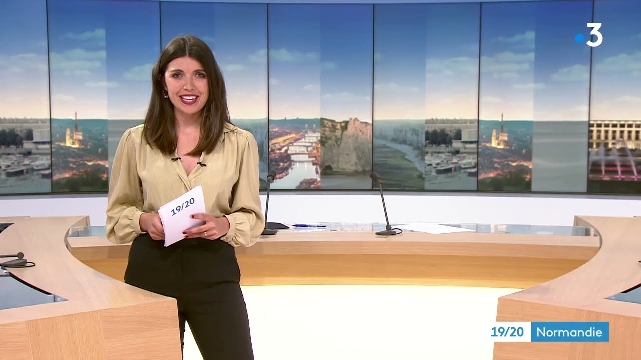 Présentation du 19/20 sur France 3 Normandie.