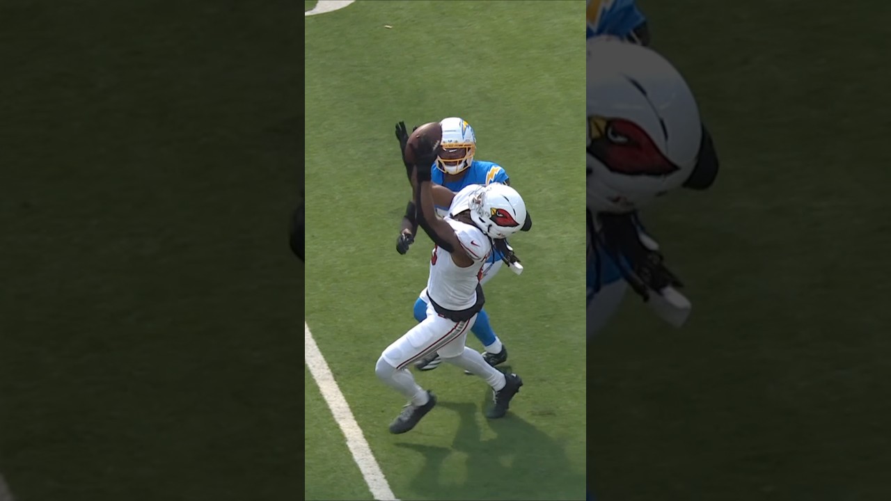 This over-the-shoulder snag by Marvin Harrison Jr. 🤯 | 📲 More on the AZ Cardinals app #MHJ #nfl