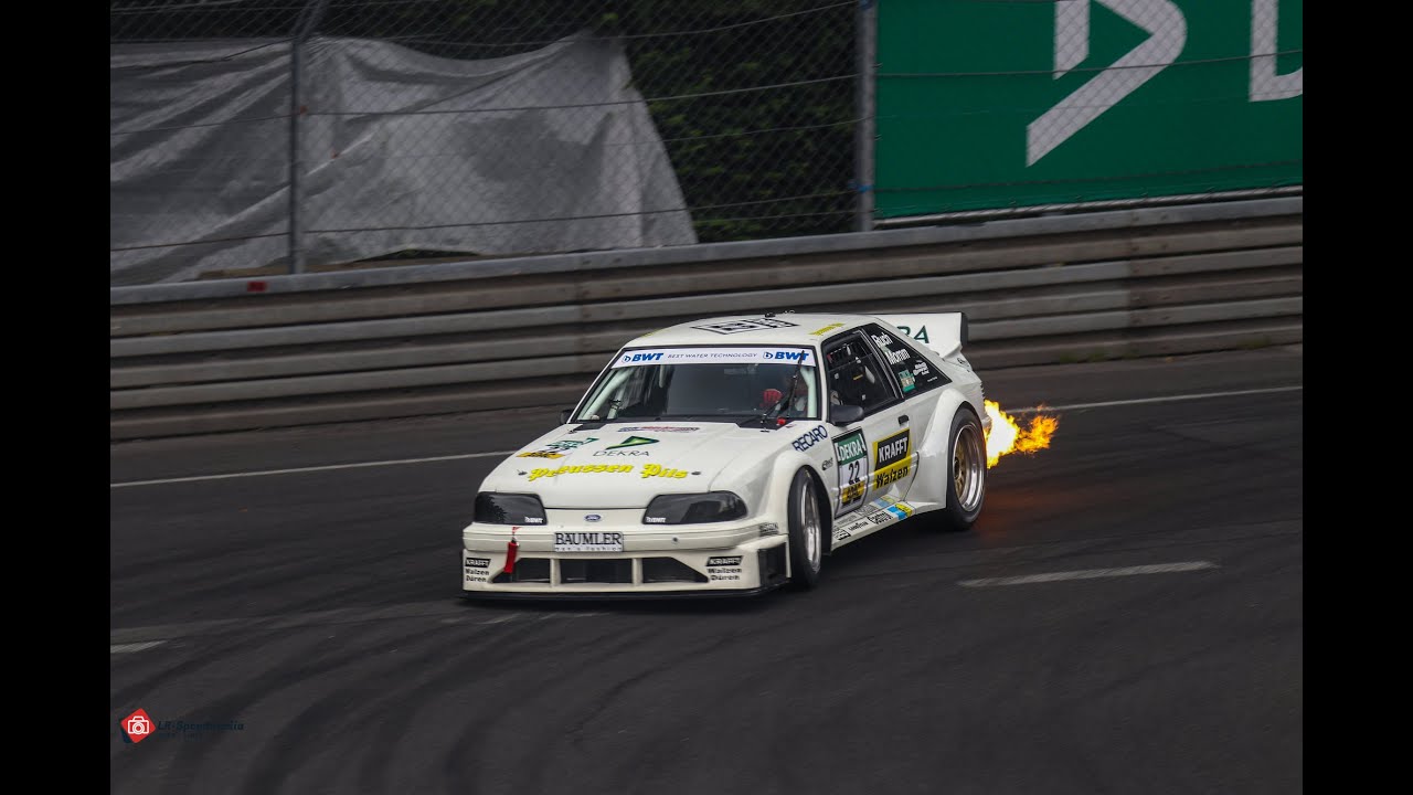 1992 Ford Mustang DTM - Pure V8 Sound of a DTM legend racing at Norisring