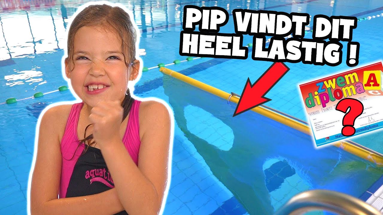 PIP GAAT AFZWEMMEN !! (ZWEMDIPLOMA A) - De Bakkertjes #812