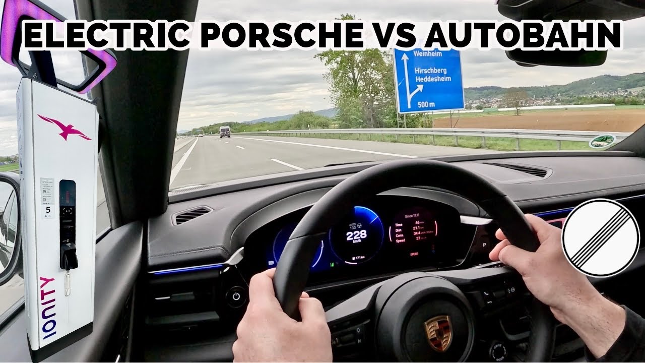 Fast & Flat Out: Our Porsche Macan EV German Autobahn Road Trip!