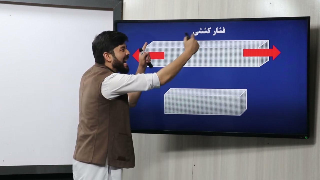 32.صنف دوازدهم-مضمون فزیک-ارتجاعیت، فشار تراکمی یا تنشن،