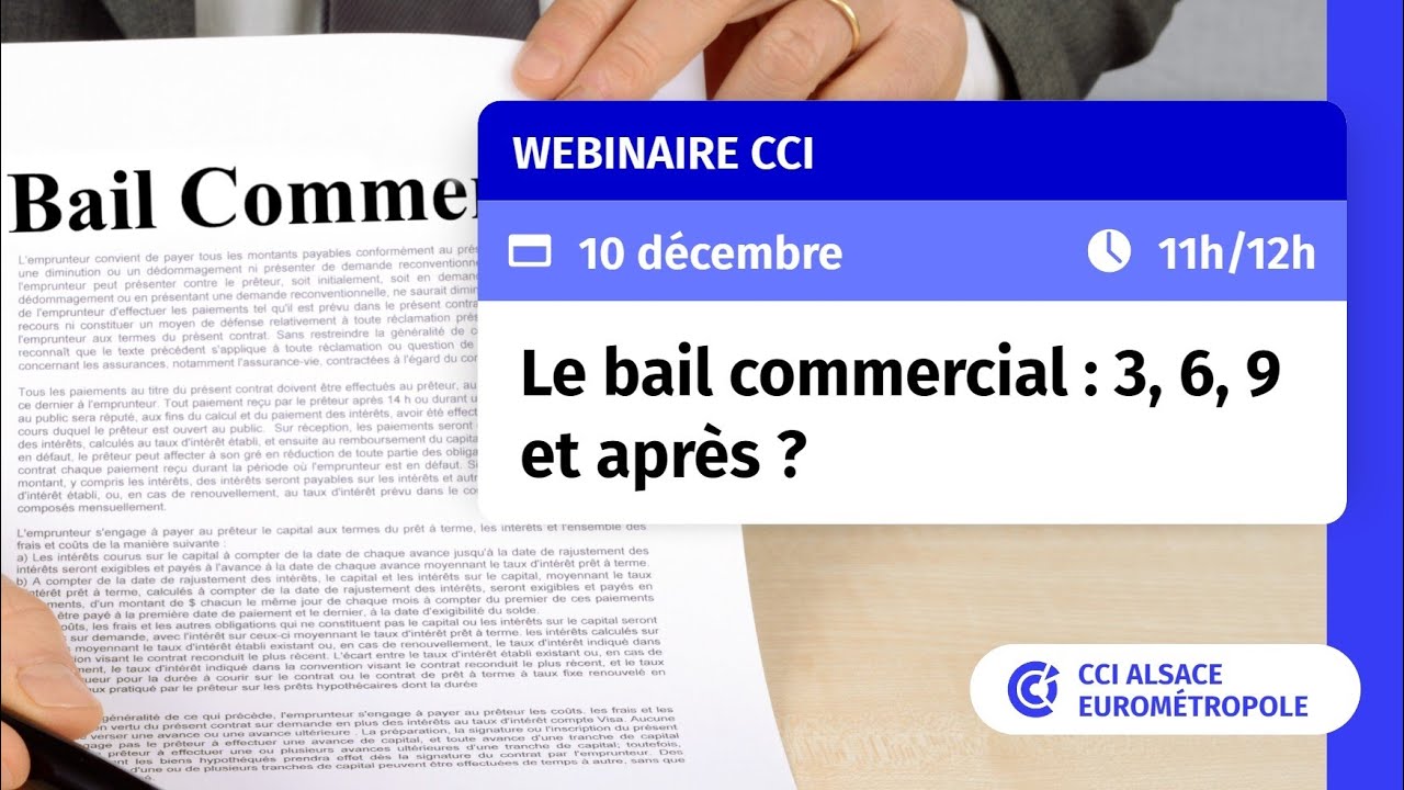 Le bail commercial  3, 6, 9 et après ?