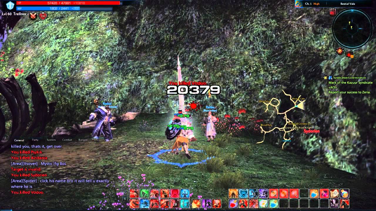 Trellnor Tera Online 60 Lancer PvP 1v1 Compilation