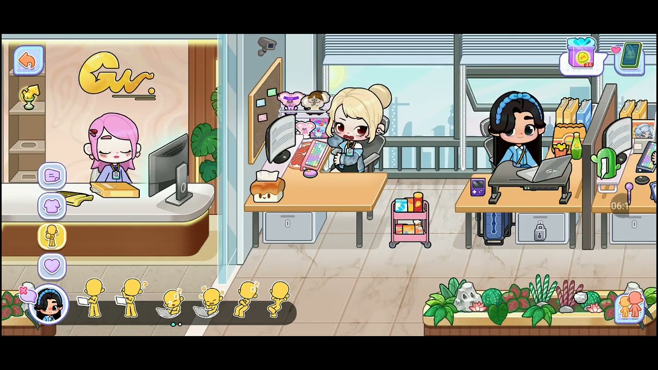 Minha rotina no game wold😊