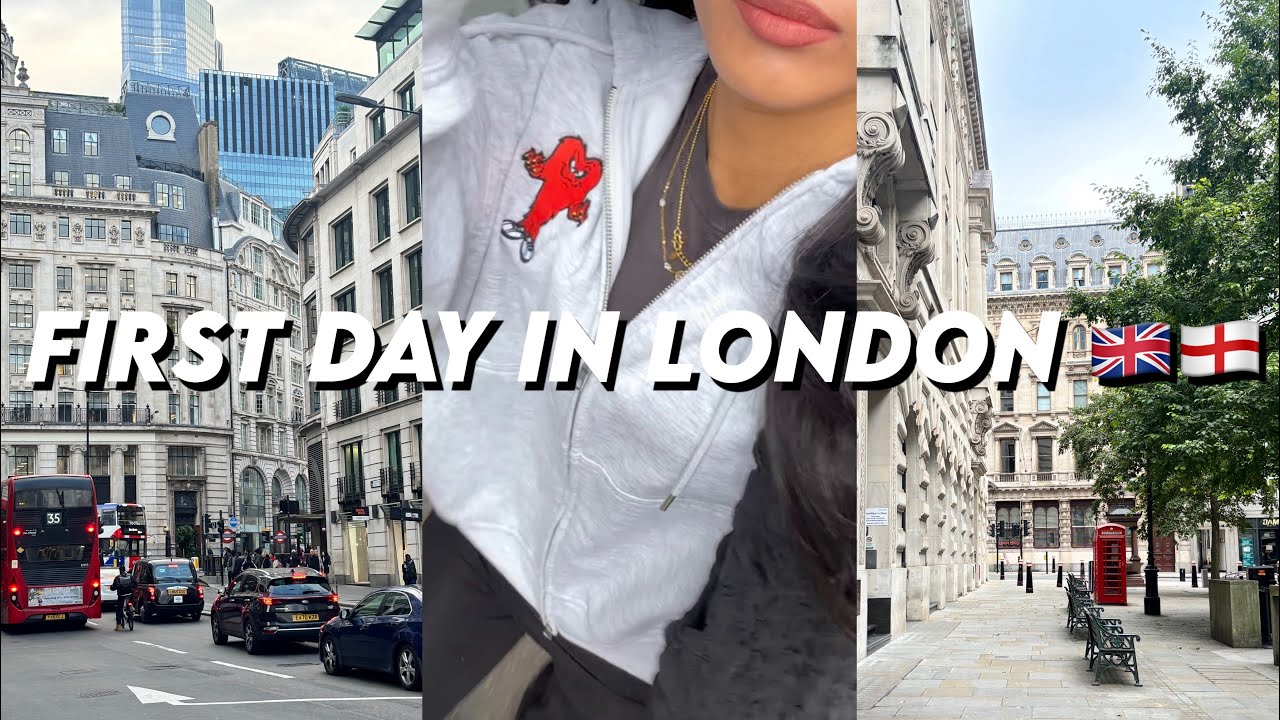 SPEND MY FIRST DAY IN LONDON WITH ME🏴󠁧󠁢󠁥󠁮󠁧󠁿🇬🇧