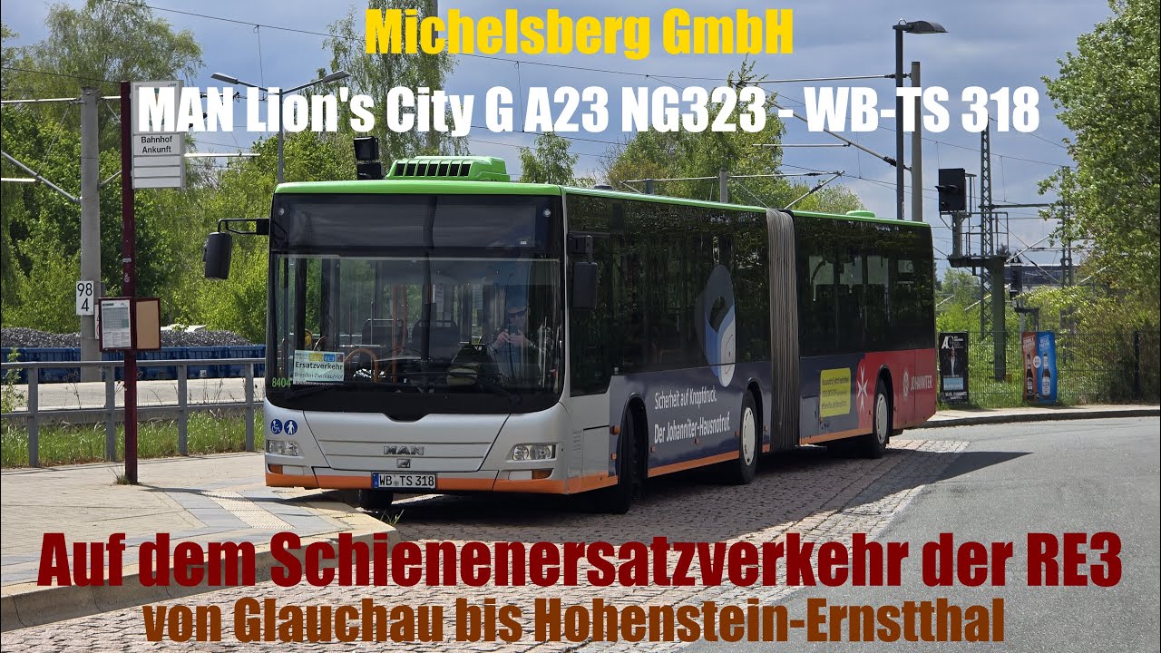 [Sound] Michelsberg GmbH-Wagen 318 [MAN Lion's G A23 NG323] [2008] Voith