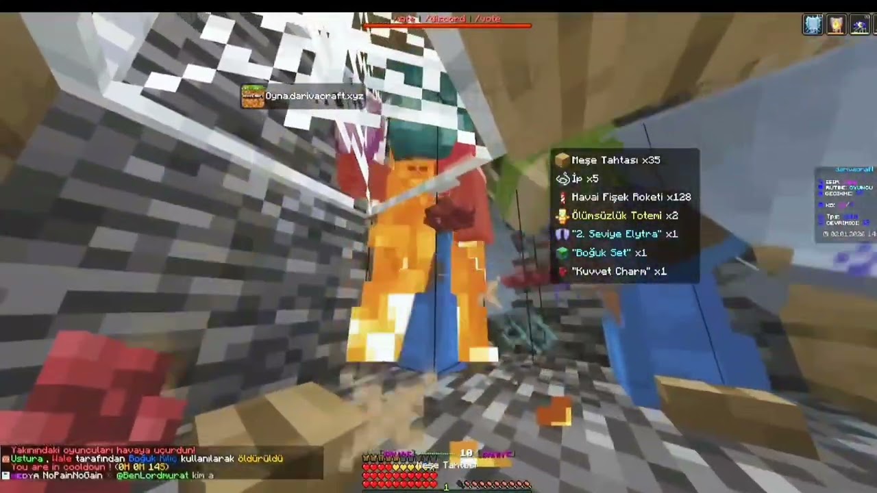 DarivaCraft Kill Montage 1 #boxmining #minecraft #boxpvp #DarivaCraft
