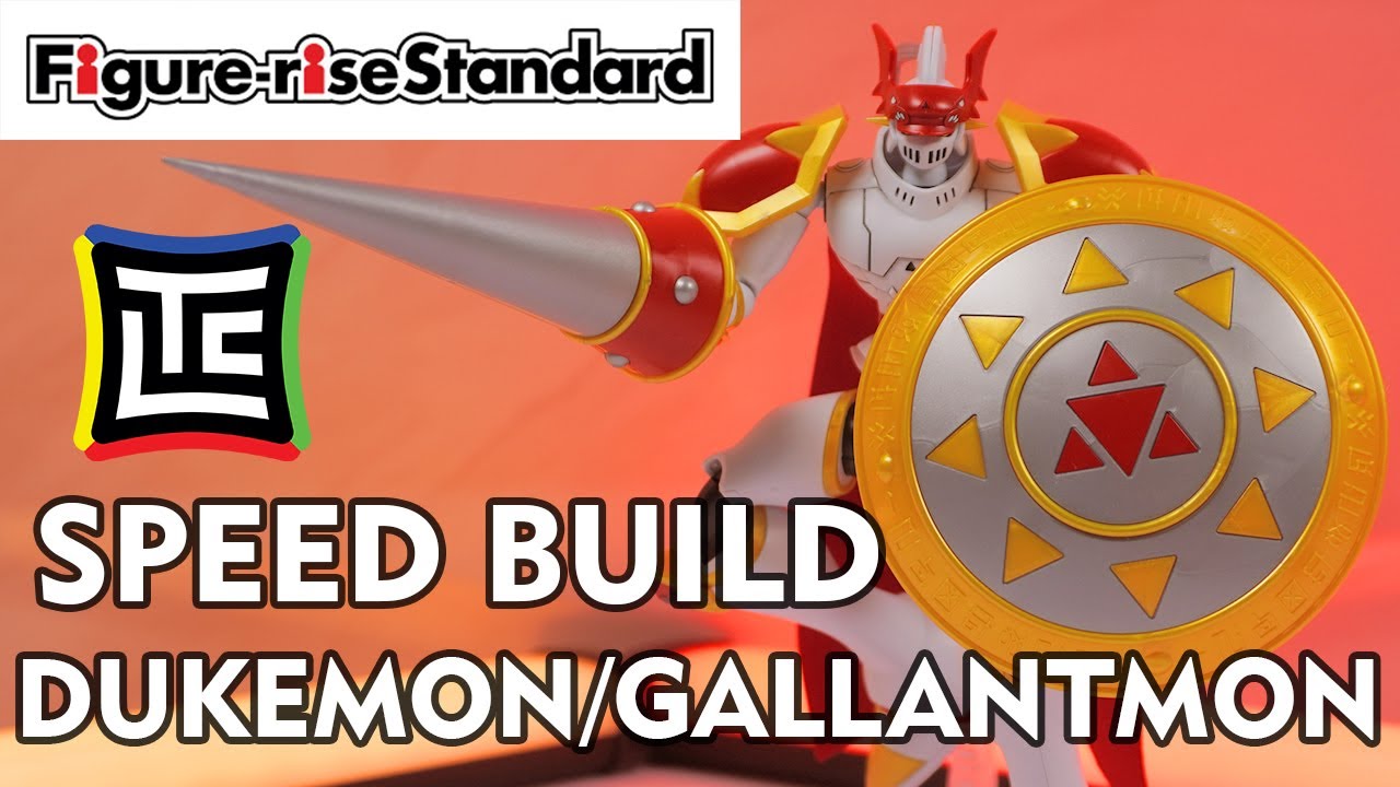 Figure-rise Standard Dukemon / Gallantmon Speed Build | Bandai | DIGIMON | ASMR | 紅蓮騎士獸 | デュークモン