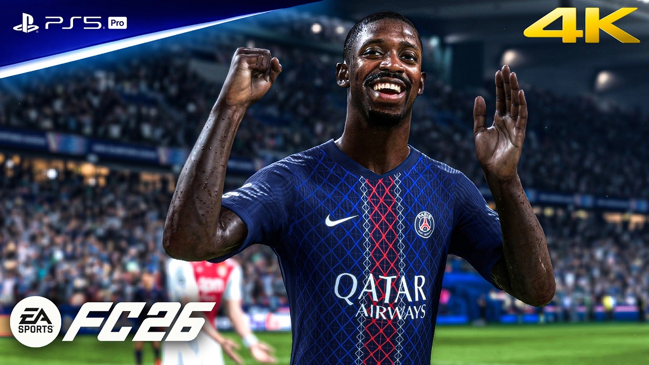 FC 26 - PSG vs. Monaco - UCL 25/26 Playoff Full Match | PS5™ Pro [4K60]