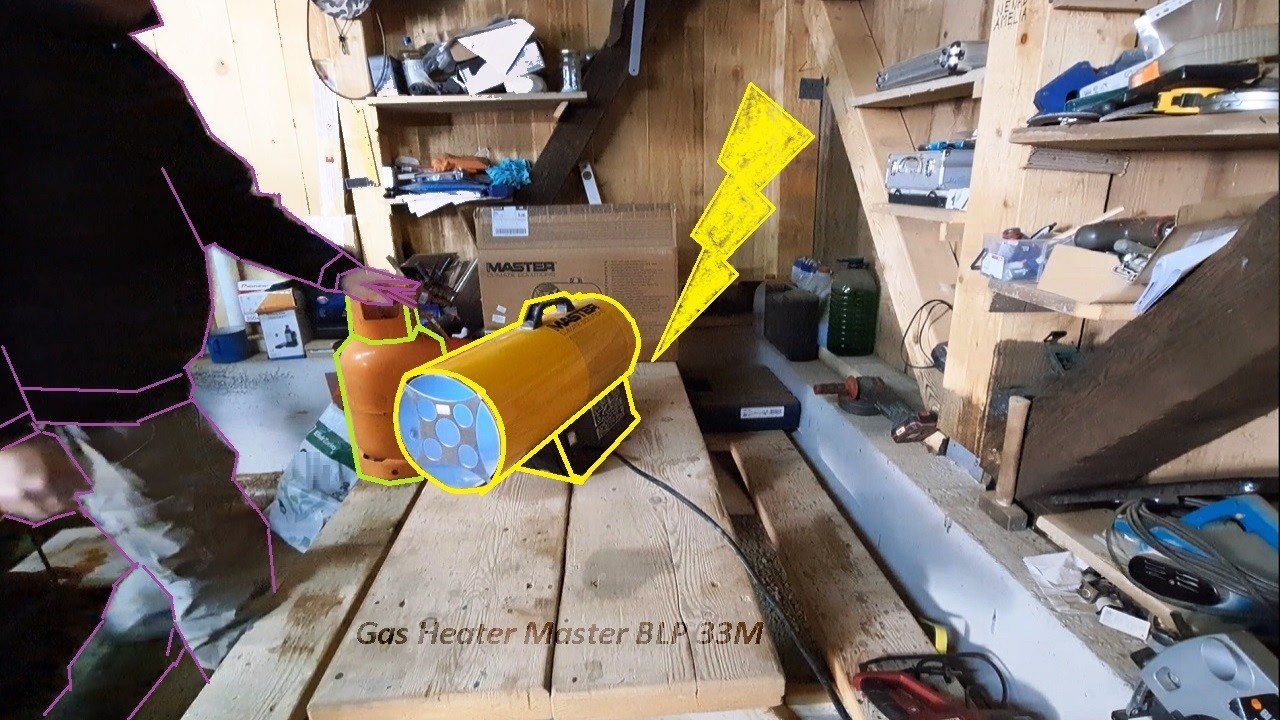 Plinska grijalica s ventilatorom 🔥 Grijanje radionice garaže 👉 MASTER BLP 33M