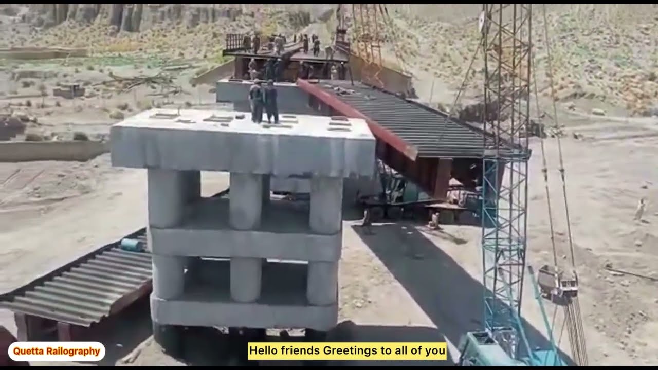 Hirok Railway Bridge is Ready in Next 3 to 5 Days || Latest Update ML-3 || @QuettaRailography