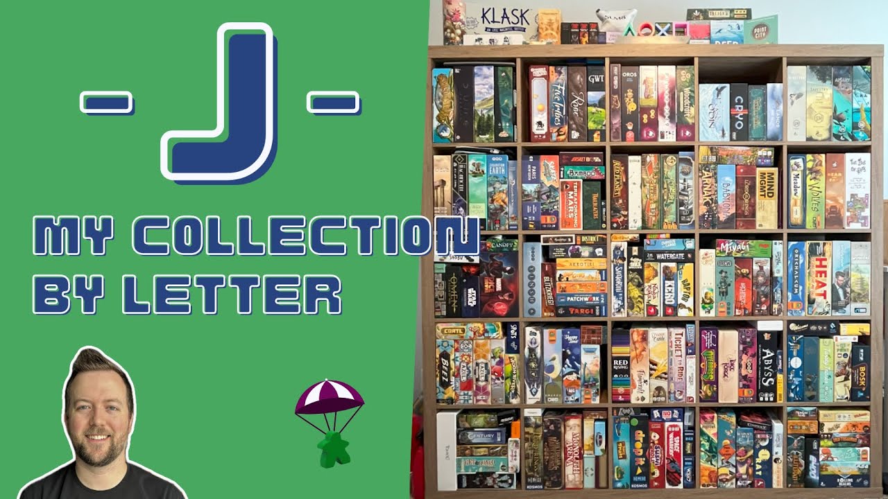 Ranking my Board Game Collection by Letter - J (2024 Edition)