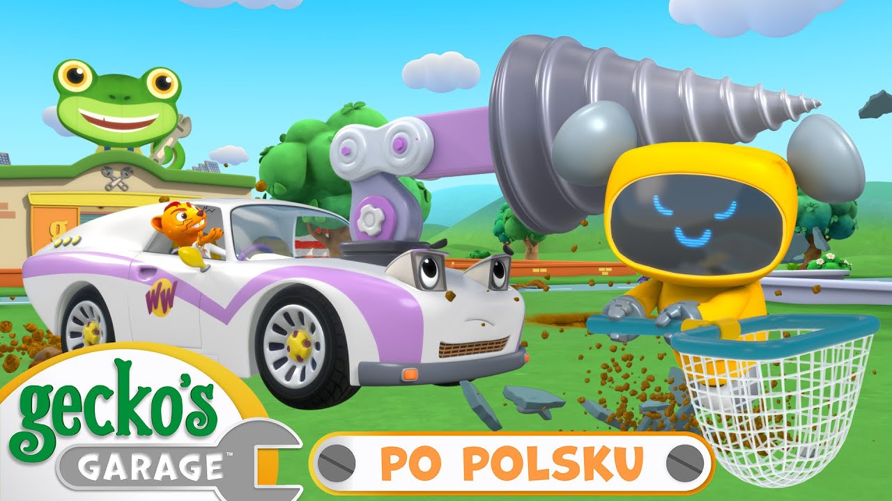 Krecia robota Sylwka | Warsztat Gekona | Bajka dla dzieci po polsku | @GeckosGaragePoPolsku