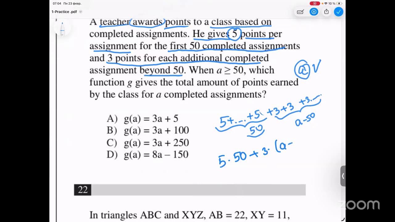 SAT 1-Practice test tahlili