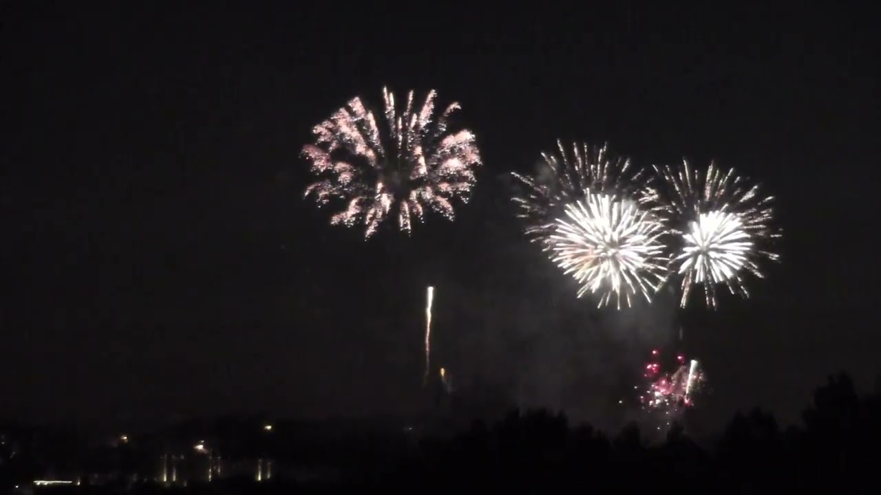 Feu D'Artifice à Fourvière le Jeudi 14 Juillet 2022 à Lyon (69)