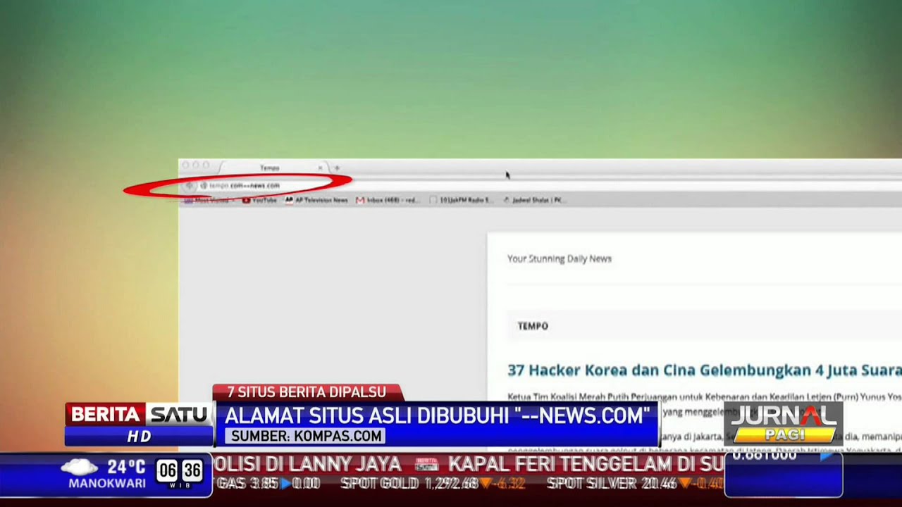 Beredar Sejumlah Situs Berita Palsu Soal Pilpres di Internet