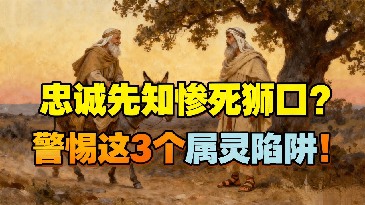 忠诚先知为何惨死狮口？警惕这3个致命属灵陷阱！