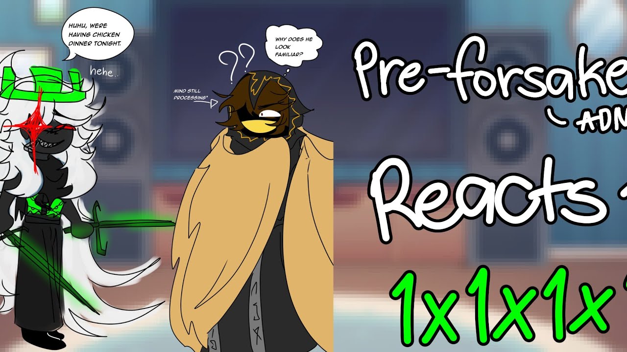 PRE-Forsaken Admins react to 1x1x1x1 | Okay I finally made a LAZY thumbnail  | 2x Speed ‼️