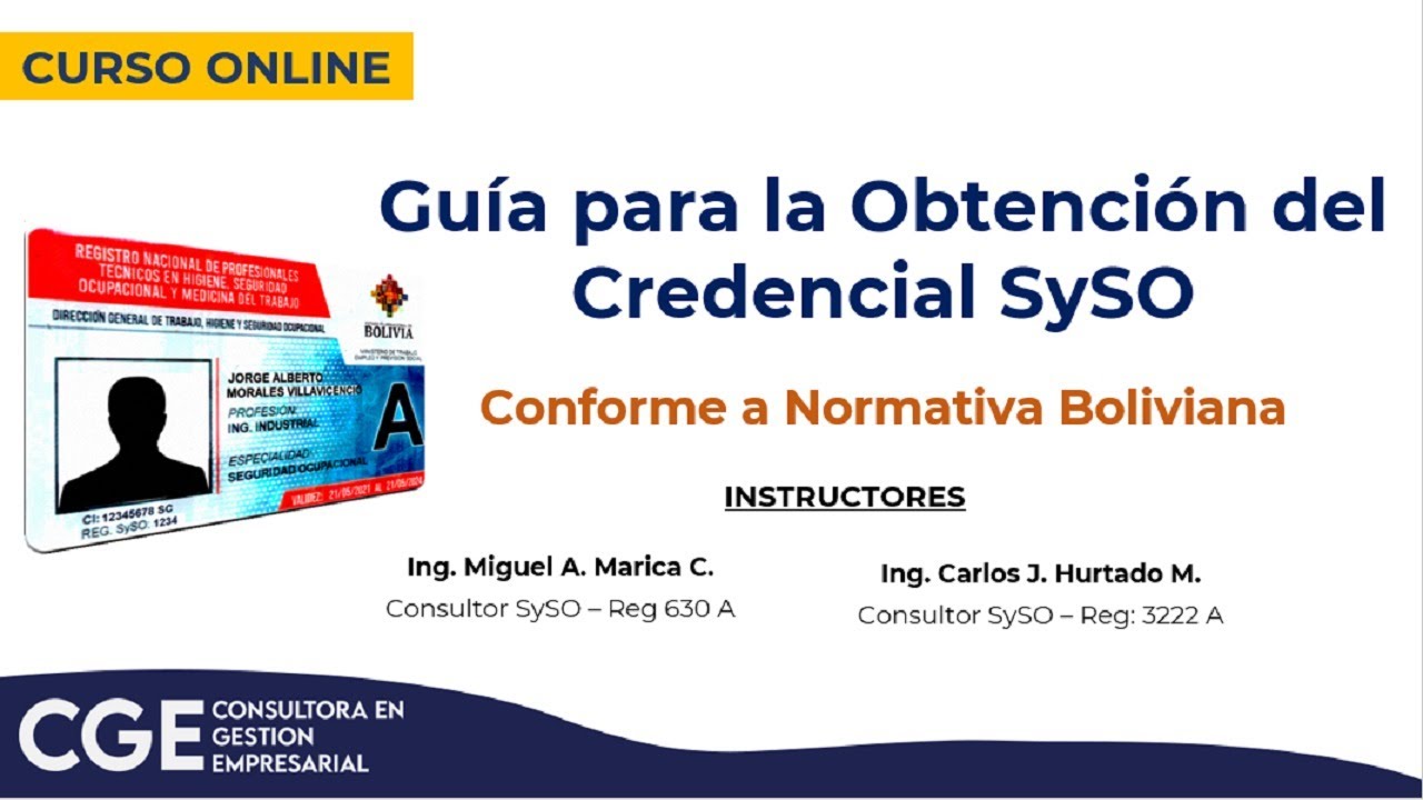 🔥Curso Online - Guía para la Obtención del Credencial SySO