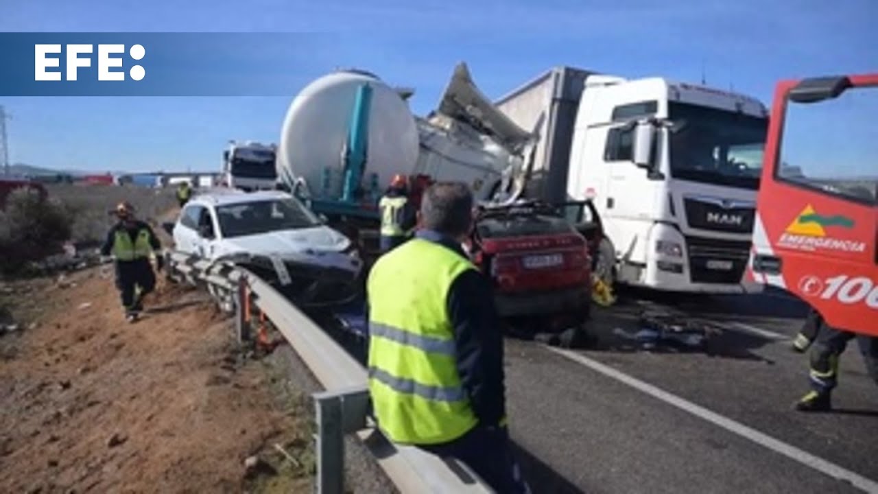 Tres accidentes en la A-4 por la niebla deja 3 fallecidos y 15 heridos
