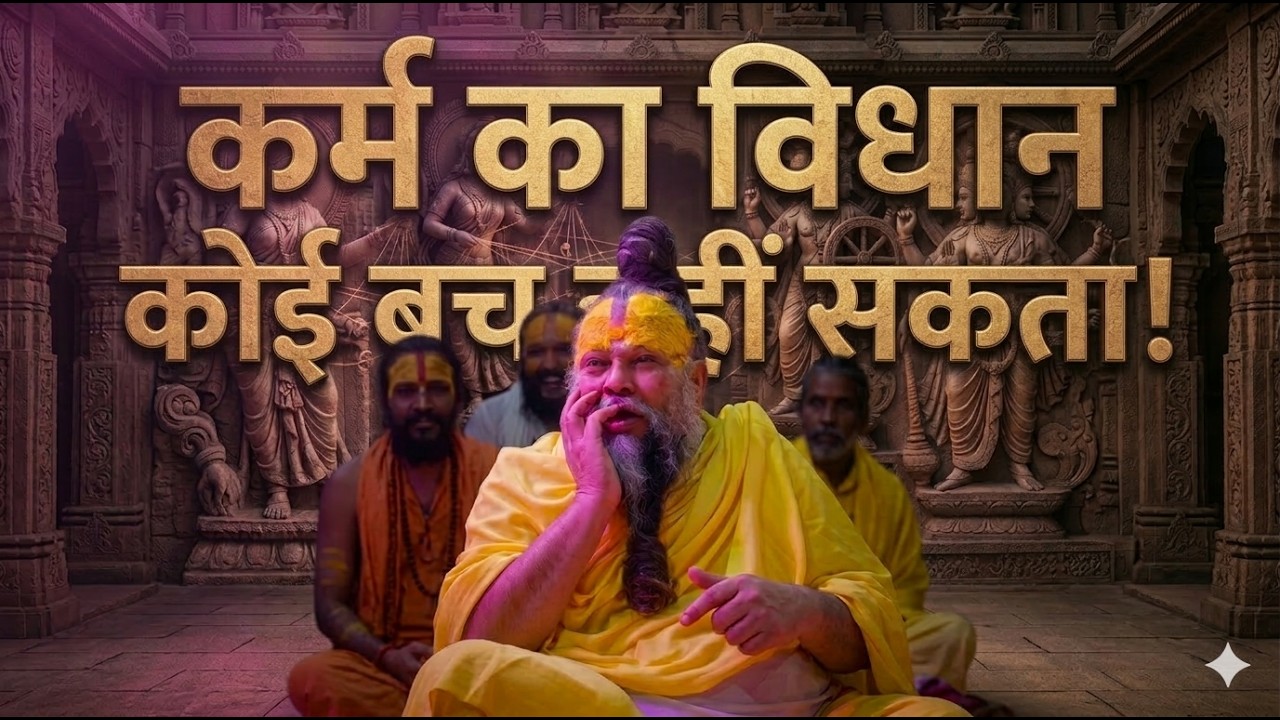 No one can escape the law of karma! कर्म का विधान कोई बच नहीं सकता! #swamipremanandjimaharaj