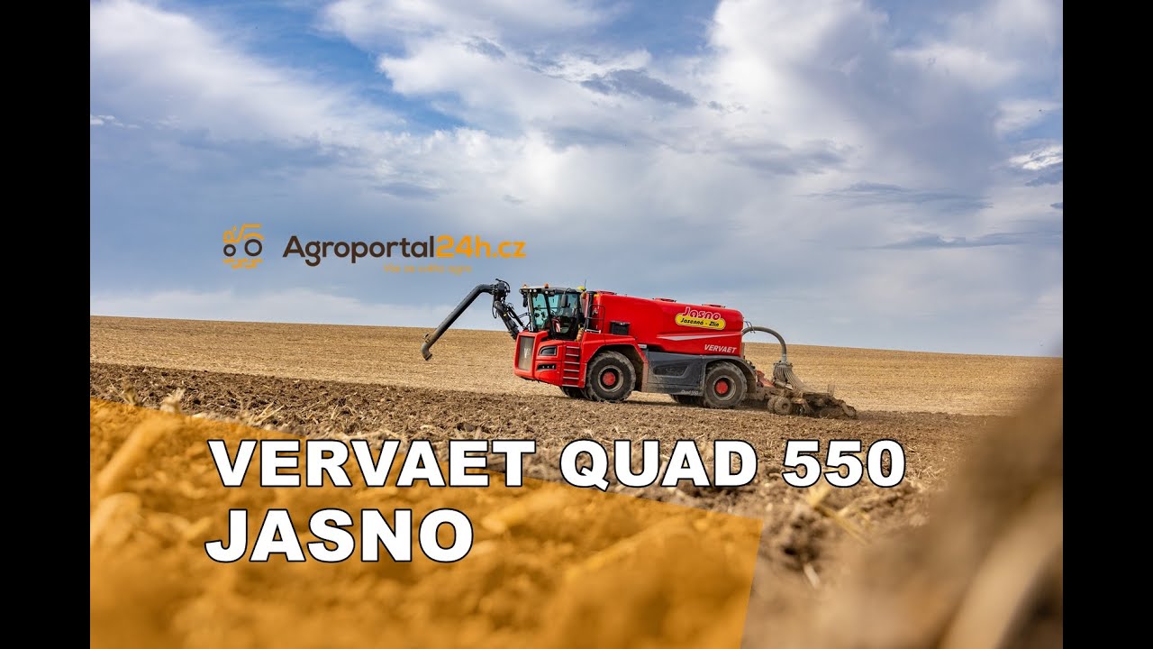 Vervaet Quad 550 v JASNO otevřel nové možnosti v aplikaci kejdy a digestátu