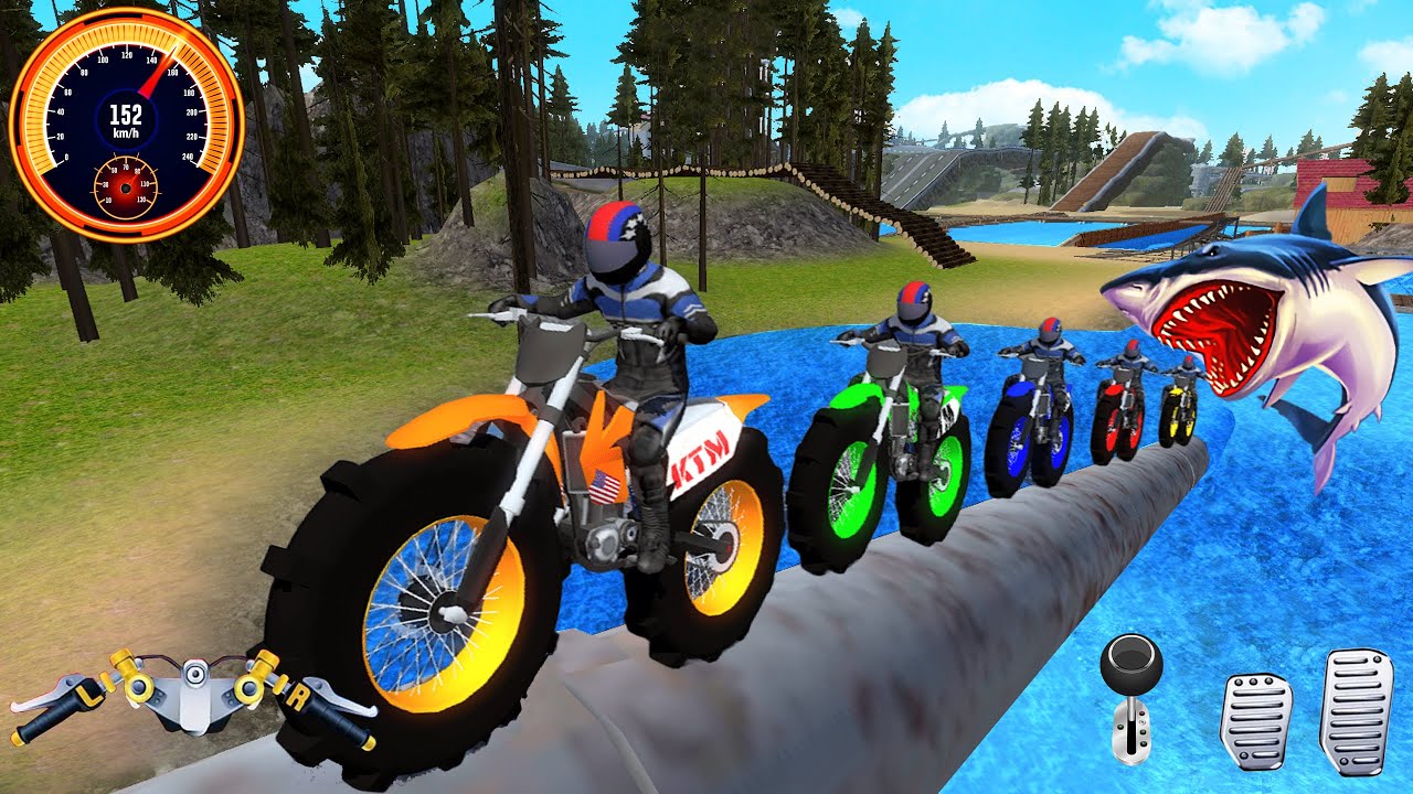 Impossible Dirt Bikes Racing Game #2 - Extreme Driving Motocross Stunts - Android IOS Gameplay [UHD]
