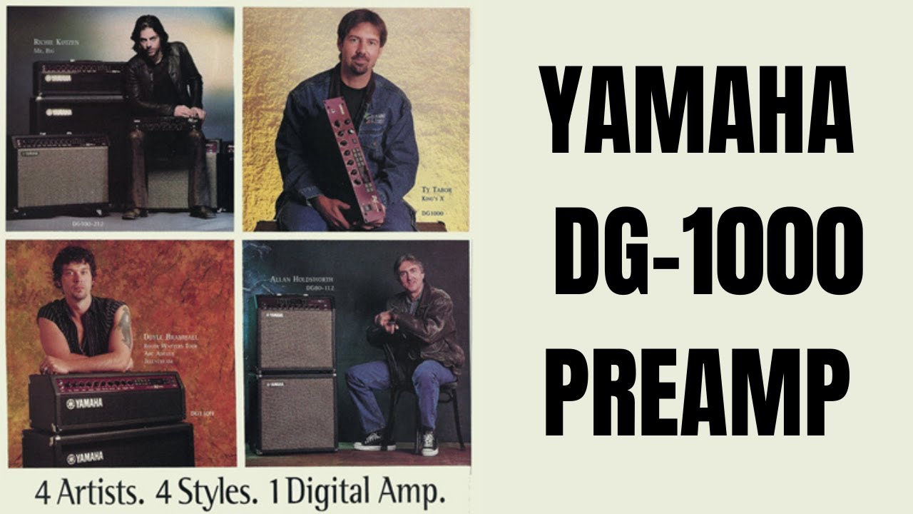 Предусилитель с моторизованными ручками! Yamaha DG-1000