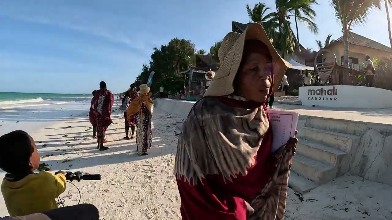 Paje Beach, Zanzibar - Caminata en la arena de la playa