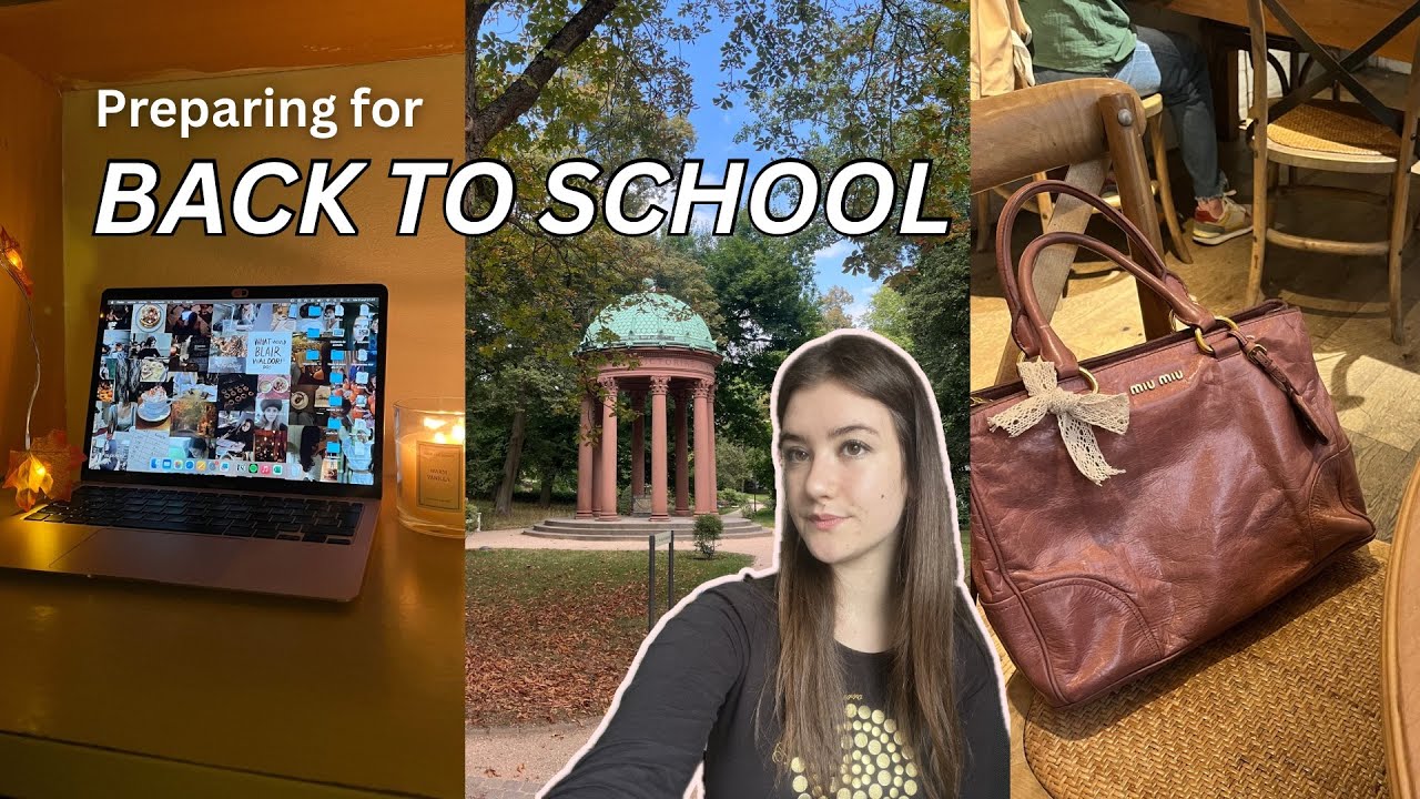 preparing for BACK TO SCHOOL| new school bag, VISIONBOARD, diary,.... AESTHETIC UNIVERSITY VLOG