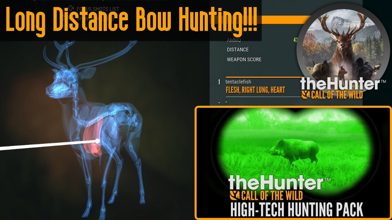 Long Distance Bow Hunting! High-Tech Hunting Pack theHunter Call of the Wild