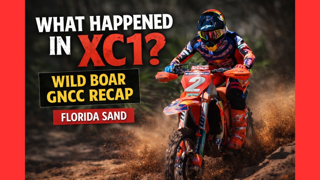 Песчаные участки Флориды были ужасны | Обзор гонки XC1 Wild Boar GNCC